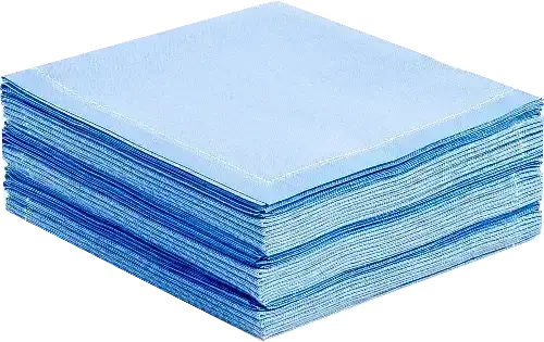 Sea Blue 1/4 Fold Cocktail Napkins - Five Star Napkins