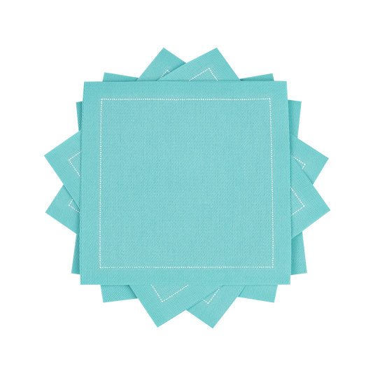 Cotton Cocktail Napkin - Sea Glass