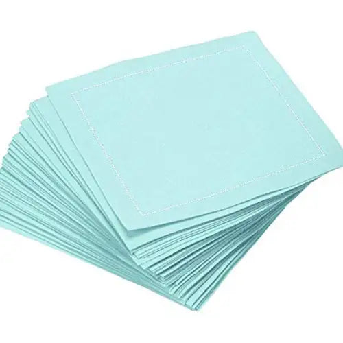 Cotton Cocktail Napkins - Sea Glass - Five Star Napkins