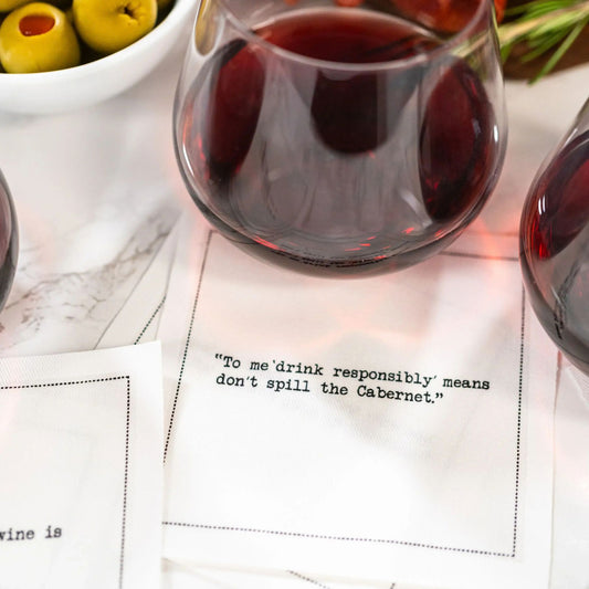 Wine Quote Napkins