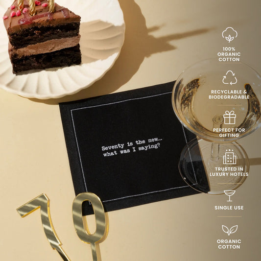 70th Birthday Quote Napkins