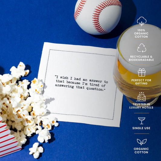 Yogi Berra Quote Napkins