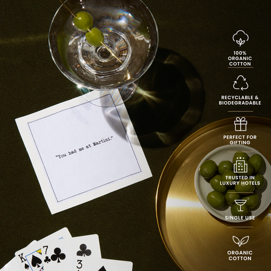 Martini Quote Napkins