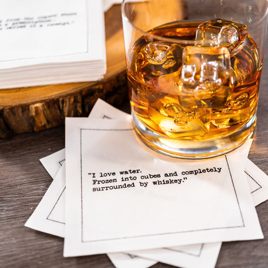 Whiskey Quote Napkins