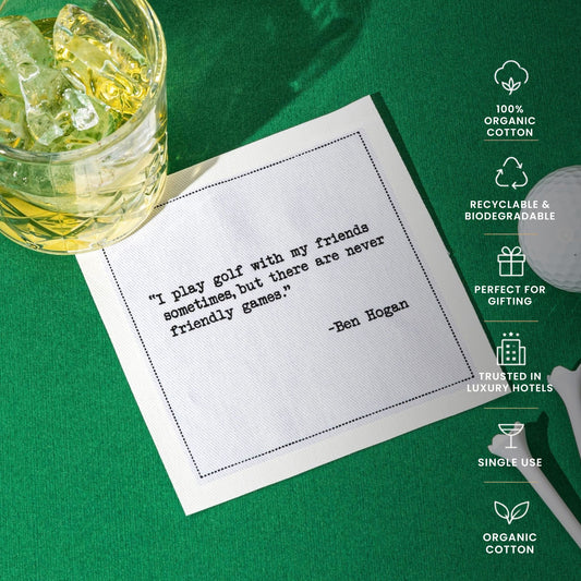 Golf Legends Quote Napkins