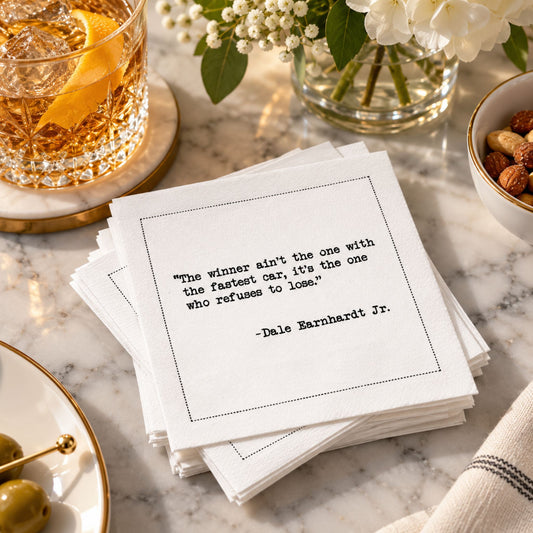 Stock Car Legends Quote Napkins