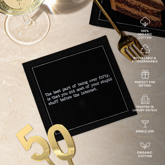 50th Birthday Quote Napkins
