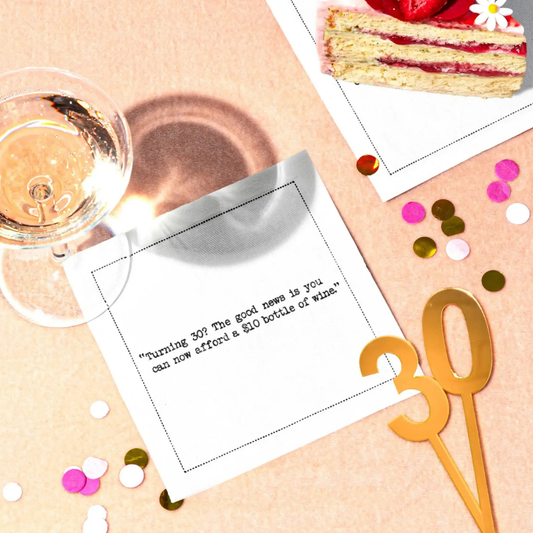 30th Birthday Quote Napkins