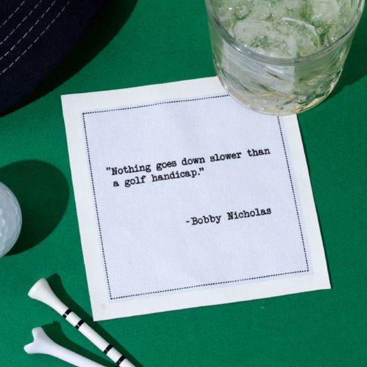 Golf Legends Quote Napkins