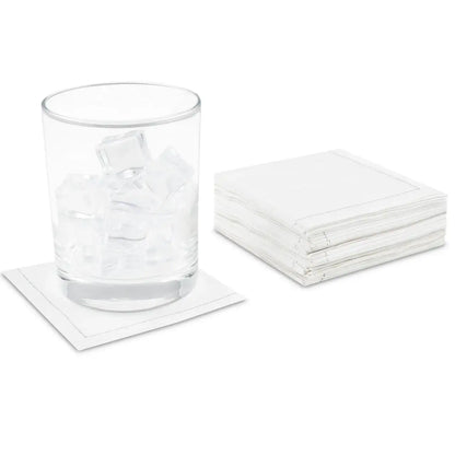 White Cotton 1/4 Fold Cocktail Napkins - Five Star Napkins