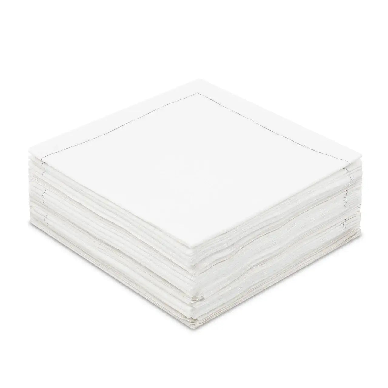 White Cotton 1/4 Fold Cocktail Napkins - Five Star Napkins