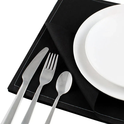 Black Placemat Napkins