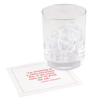 Christmas Quotes Napkins White with Red Quotes- Case - Five Star Napkins