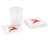 Reindeer Cocktail Napkins - Case - Five Star Napkins