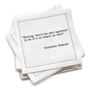 Soccer Legends Quotes Napkins