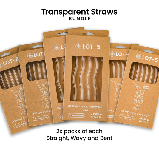 Transparent Straws Bundle