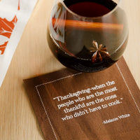Thanksgiving Quotes Napkins - Case - Five Star Napkins