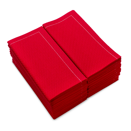 Diamond Weave Hand Towels - All Colors x 4