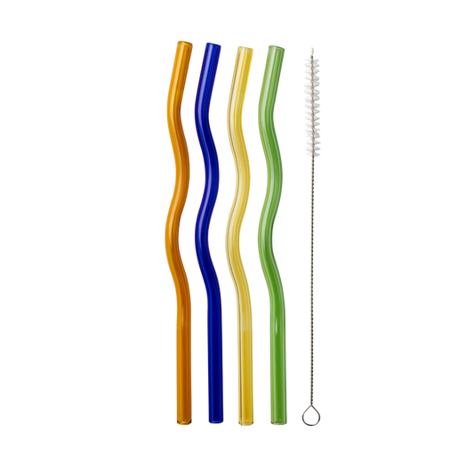 South Beach Glass Straws