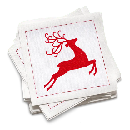 Reindeer Cocktail Napkins
