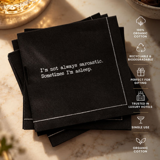 1/4 Fold Snarky Quote Napkins