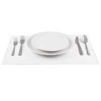 White Linen Placemat Napkins - Five Star Napkins