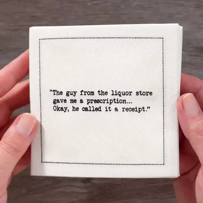 Whiskey Drinking Quotes Napkins - Case
