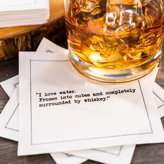 Whiskey Quote Napkins