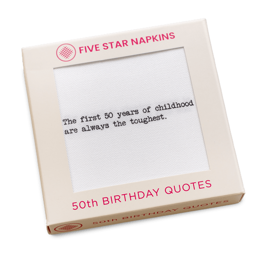 50th Birthday Quotes Napkins