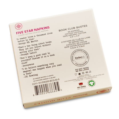 Book Club Quotes Napkins - Case
