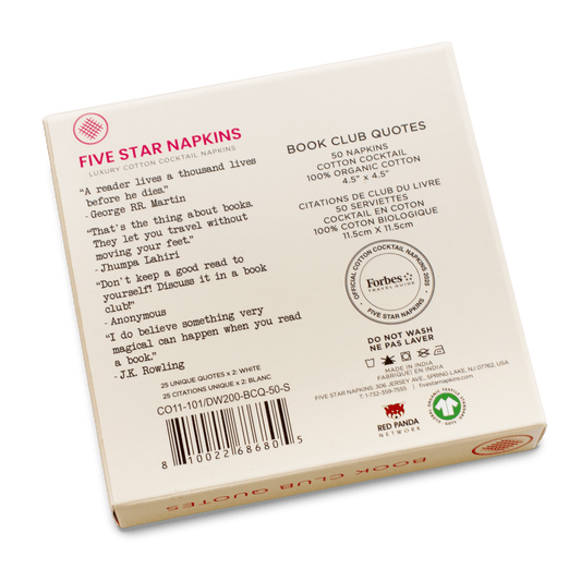 Book Club Quotes Napkins