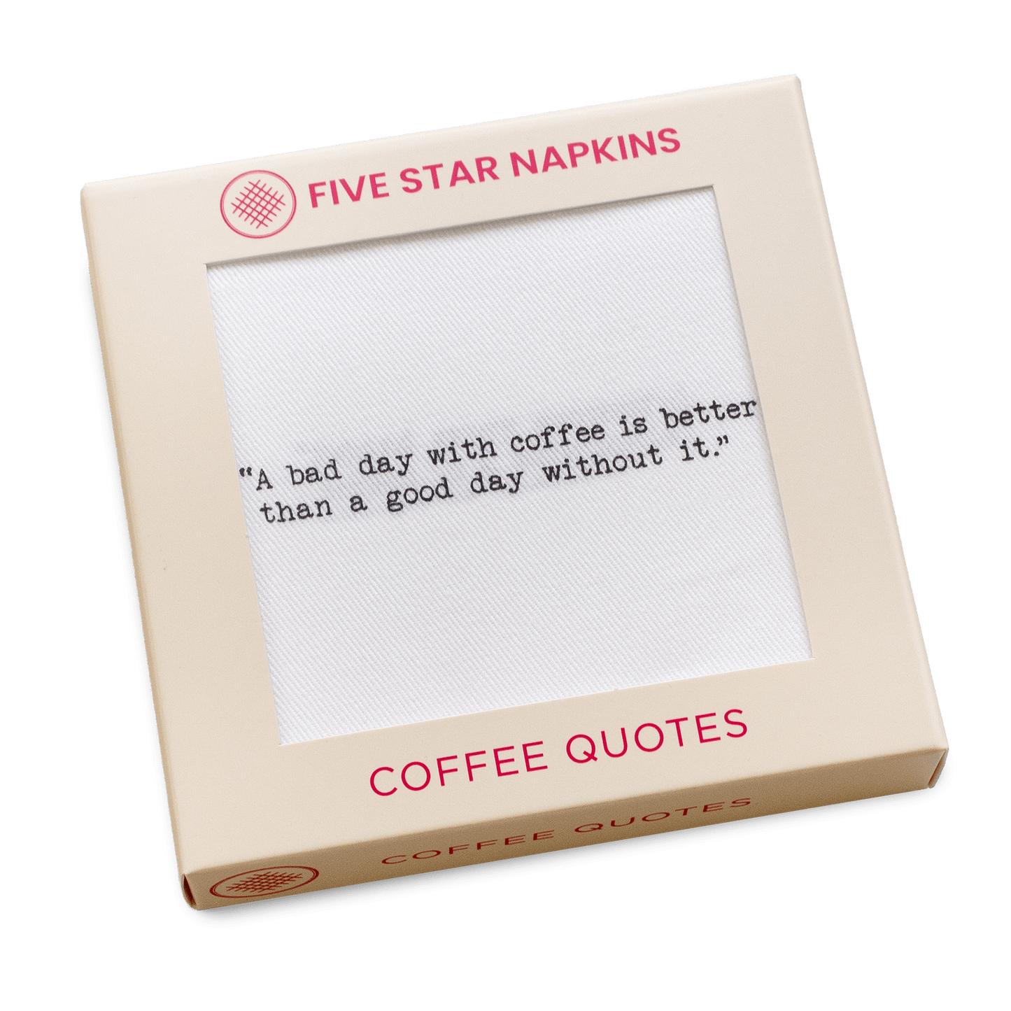 Coffee Quotes Napkins - Case