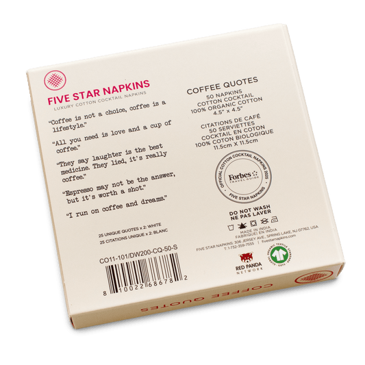 Coffee Quotes Napkins