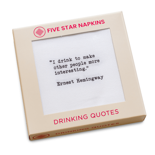 Drinking Quotes Napkins | First Edition