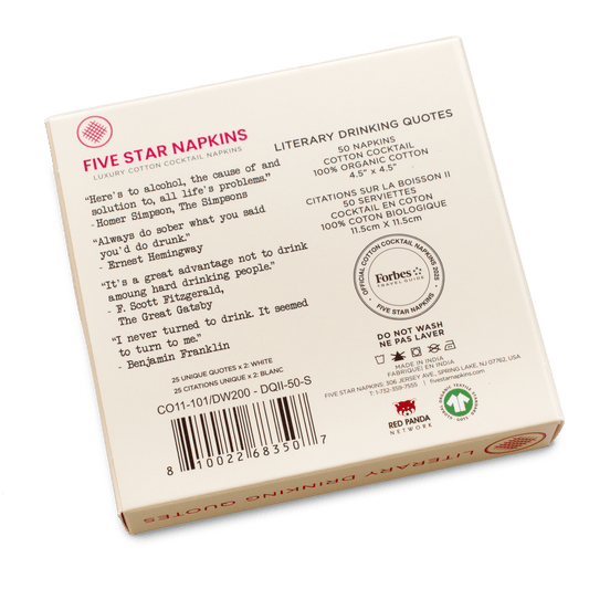 Drinking Quotes Napkins | Second Edition