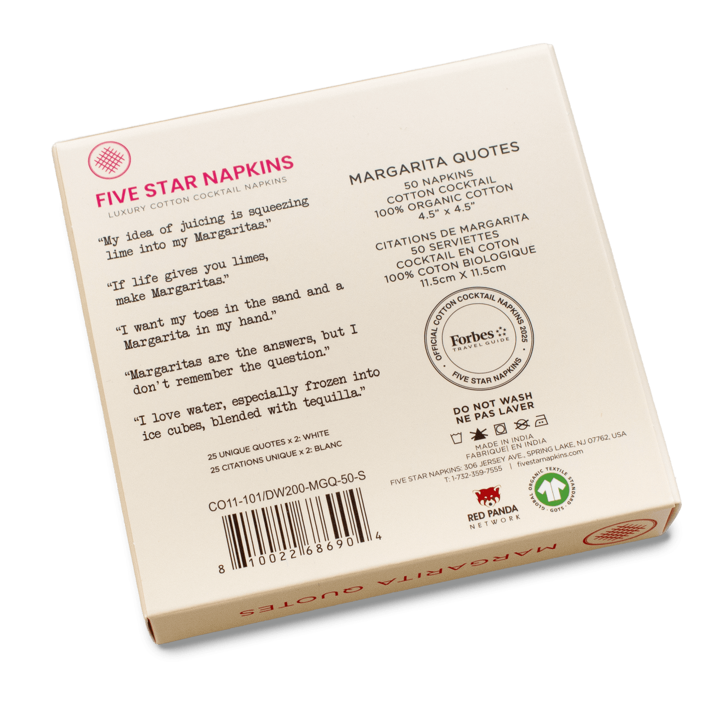 Margarita Drinking Quotes Napkins - Case