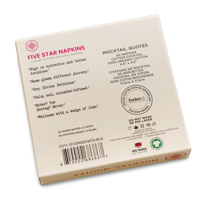 Mocktail Quotes Napkins