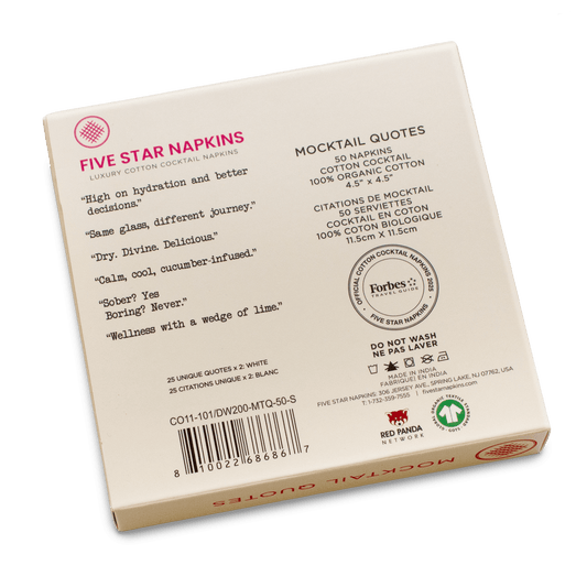 Mocktail Quotes Napkins