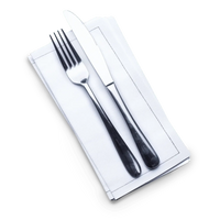 White 1/2 Fold Cocktail Napkins - Case - Five Star Napkins