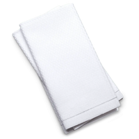 White Diamond Weave Hand Towel Napkins - Case - Five Star Napkins