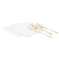 White Cotton Luncheon Napkins - Five Star Napkins