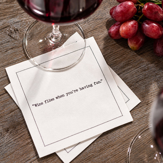 Wine Quote Napkins