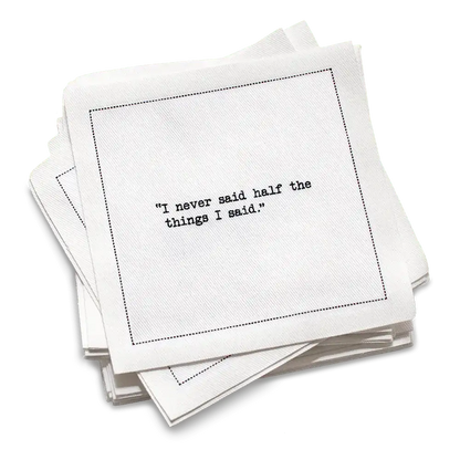 Yogi Berra Quotes Napkins - Five Star Napkins