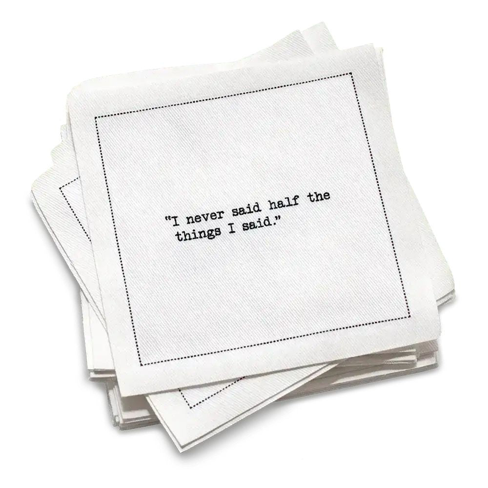Yogi Berra Quotes Napkins - Five Star Napkins