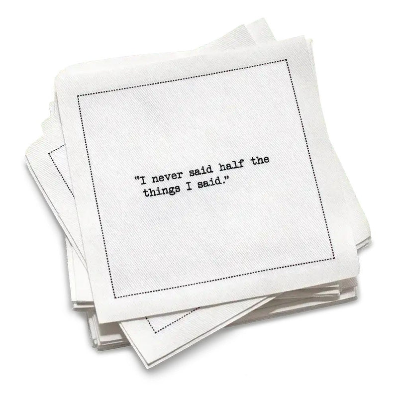 Yogi Berra Quotes Napkins - Five Star Napkins
