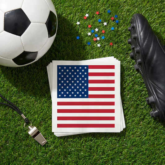 USA Flag Napkins - Case