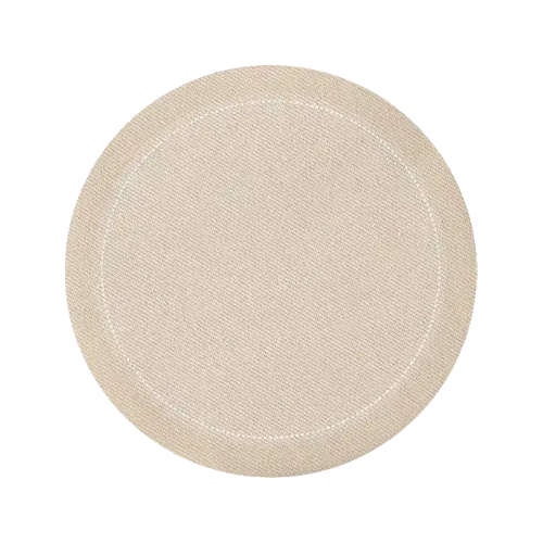 4" Round Cocktail Napkins - Sand