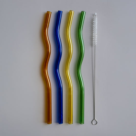 South Beach Glass Straws